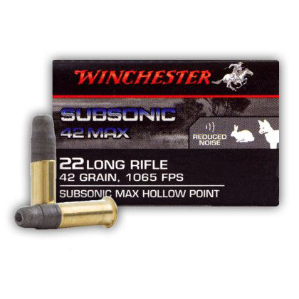 Патрон WINCHESTER .22 LR Subsonic Max HP   2.72 г. 
