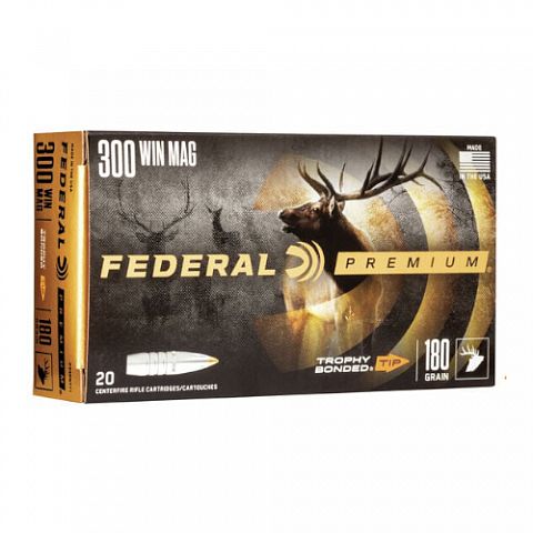 Патрон FEDERAL .300 WIN MAG PREM. TR BONDED, 11.7г. (20 шт.)