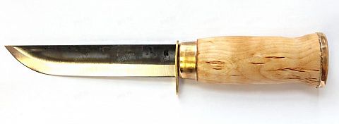 Классический лапландский охотничий нож с упором для руки, Wood Jewel