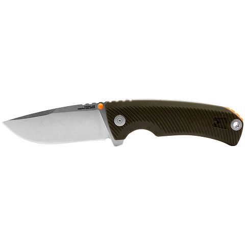 Нож SOG  складной Tellus FLK Olive Drab, сталь CRYO 440C, блистер