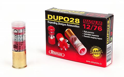 Патрон DDUPLEKS 12/76 пуля DUPO 28г. (5 шт.)