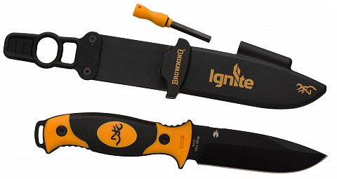 Нож охотничий с огнивом BROWNING Ignite