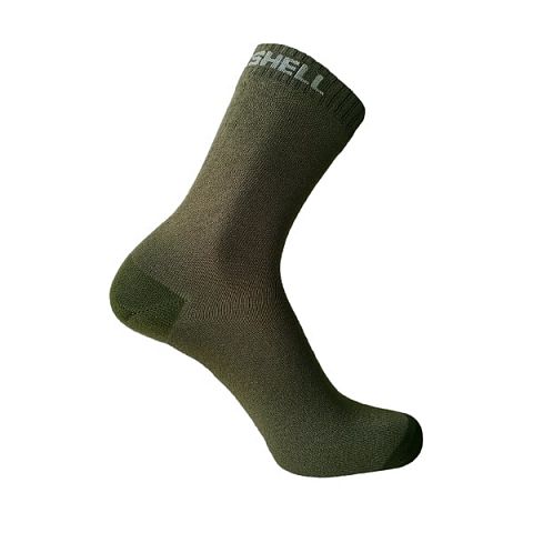 Носки водонепроницаемые DEXSHELL Ultra Thin Crew (Хаки/Серый)