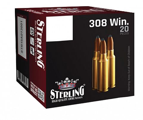 Патрон STERLING .308 Win SP 9,52г. (20 шт.)