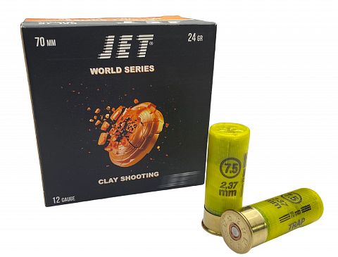 Патрон Jet TRAP 12/70 № 7,5 24г   (25 шт.)