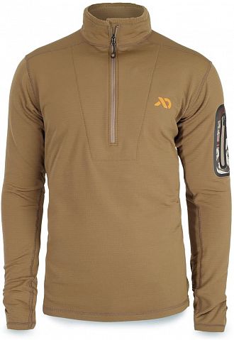 Свитер FIRST LITE Halstead Tech Fleece на молнии (Dry Earth)