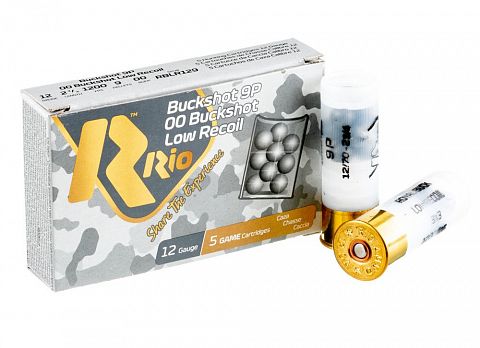 Охот.патрон Rio Royal Buck 12/70 картечь 8,6мм (9P 3X3)