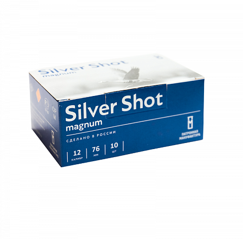 Патрон ГЛАВПАТРОН SILVER SHOT 12/76 №0  МАГНУМ 48г. (10 шт.)