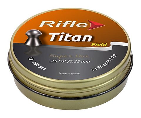 Пули RIFLE Field Series Titan 6,35мм 2,2 г. (200 шт.)