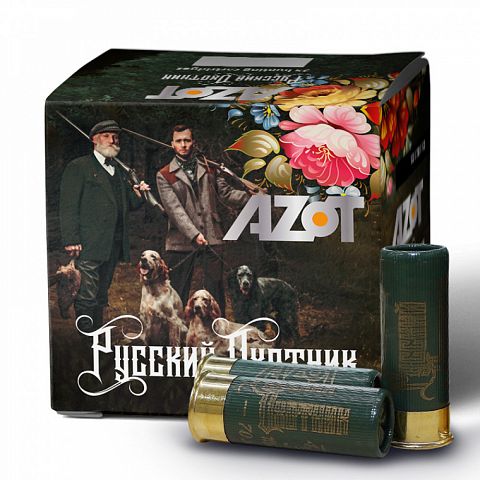 Патрон АЗОТ 12/70 №5 б/к РУССКИЙ ОХОТНИК 32г. (25 шт.)
