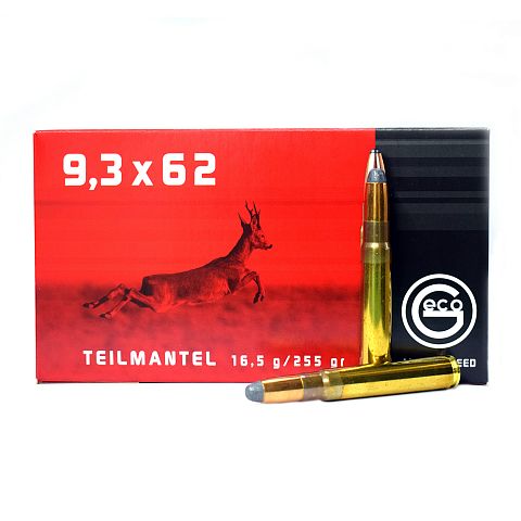 Патрон GECO 9.3x62 TM SP 16,5g 255gr (20 шт.)