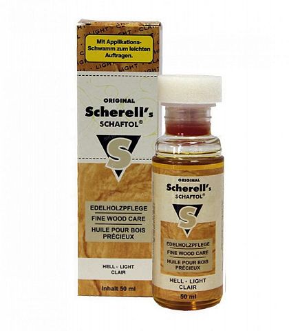 Состав для обработки древесины оружейный SCHAFTOL Scherell's (прозрачный), 50 мл