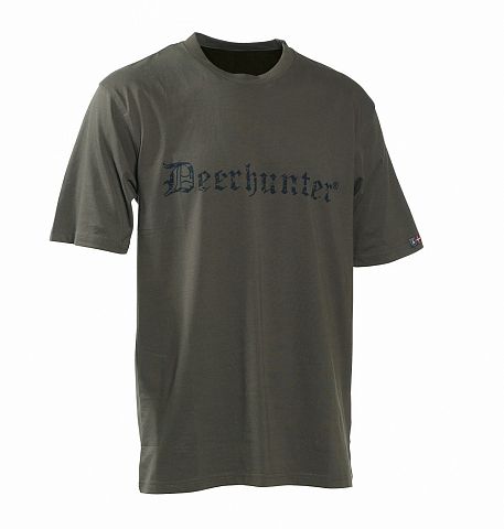 Футболка DEERHUNTER Logo (Bark Green)