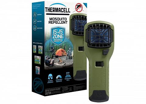 Портативное устройство для защиты от комаров THERMACELL MR-300 (олива)