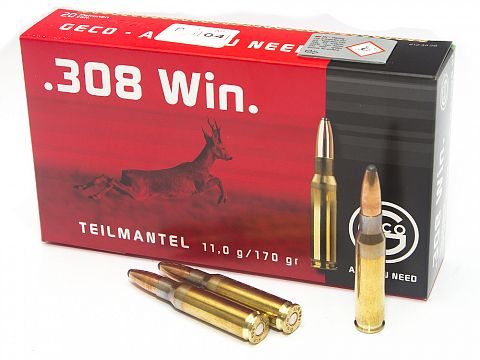 Патрон GECO .308 Win TM SP! 11г. (20 шт.)
