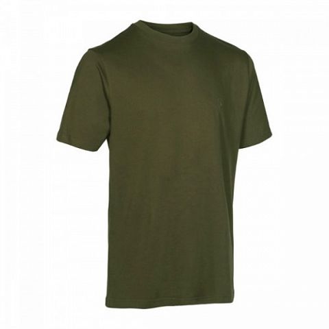 Футболки DEERHUNTER комплект из двух штук (Green/Brown Leaf)