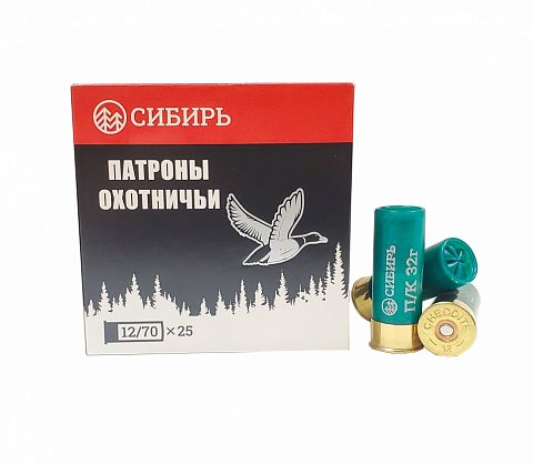 Патрон СИБИРЬ PREMIUM 12/70 №00 32г. (25 шт.)