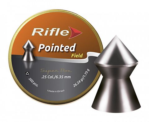Пули RIFLE Field Series Pointed  6,35мм 1,70г. (200 шт.)